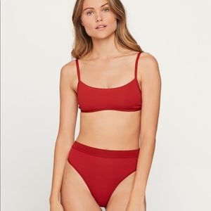 L Space Ribbed Gemma top and Frenchi bottom